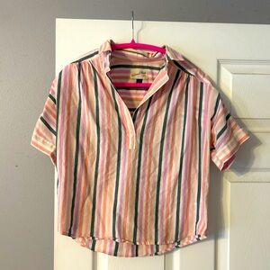 Universal Thread Striped Collared Shirt